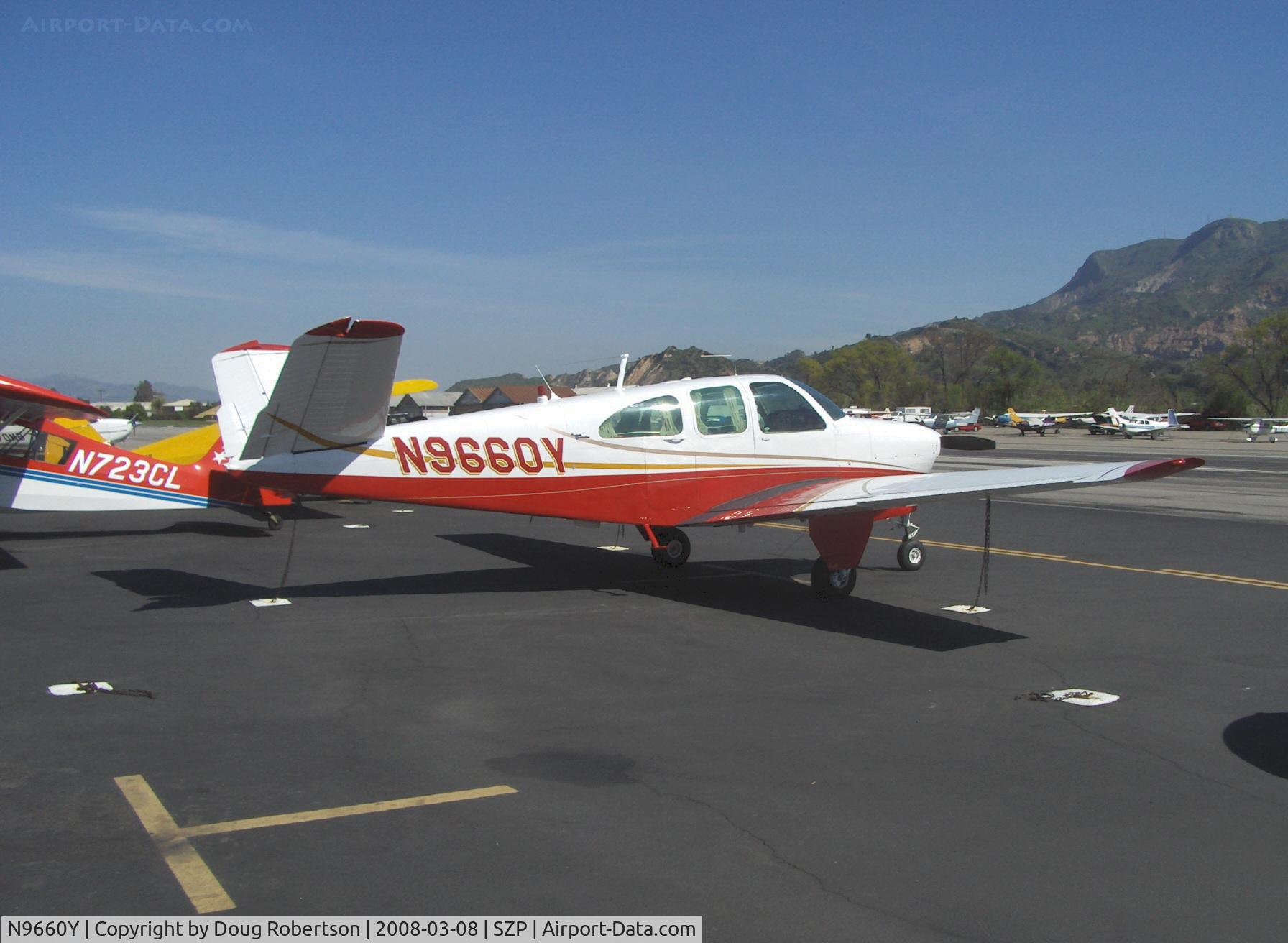 N9660Y, 1962 Beech P35 Bonanza C/N D-7087, 1962 Beech P35 BONANZA, Continental IO-470-N 260 Hp, absolutely stunning appearance