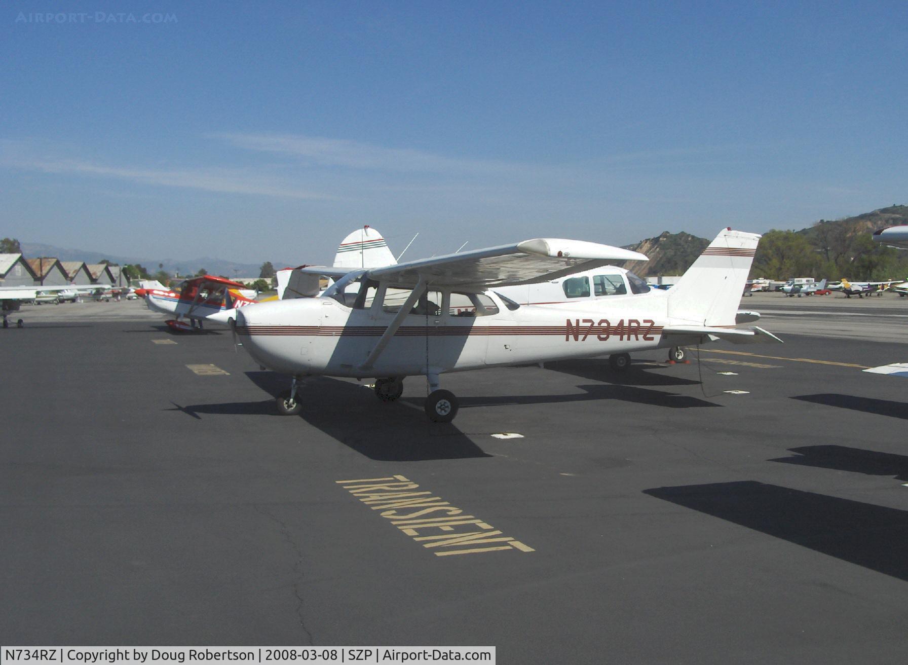 N734RZ, 1977 Cessna 172N C/N 17269067, 1977 Cessna 172N, Lycoming O-320-H2AD 160 Hp