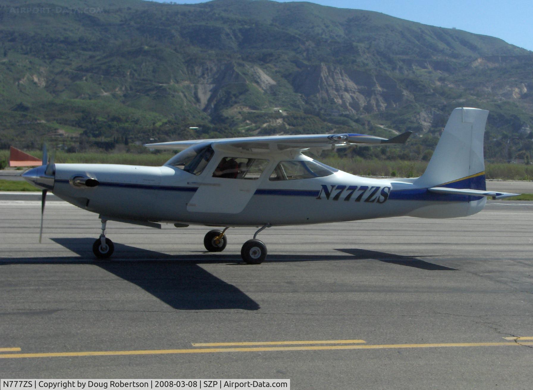 N777ZS, 2007 Hollmann Super Stallion C/N 030, 2007 Dierenfield HOLLMANN SUPER STALLION, Walter M601D 724 shp turboprop, taxi to Rwy 22