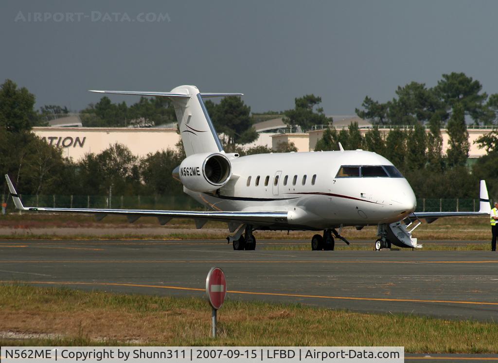 N562ME, 2003 Bombardier Challenger 604 (CL-600-2B16) C/N 5562, Parked at the General Aviation apron...