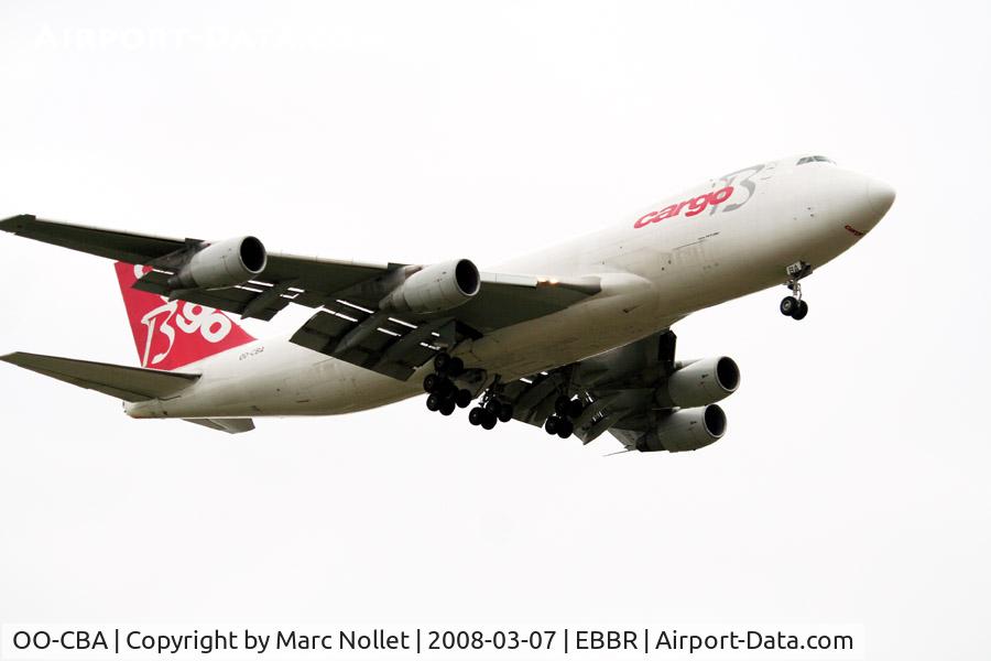 OO-CBA, 1988 Boeing 747-228F/SCD C/N 24158, Landing at Brussels Airport