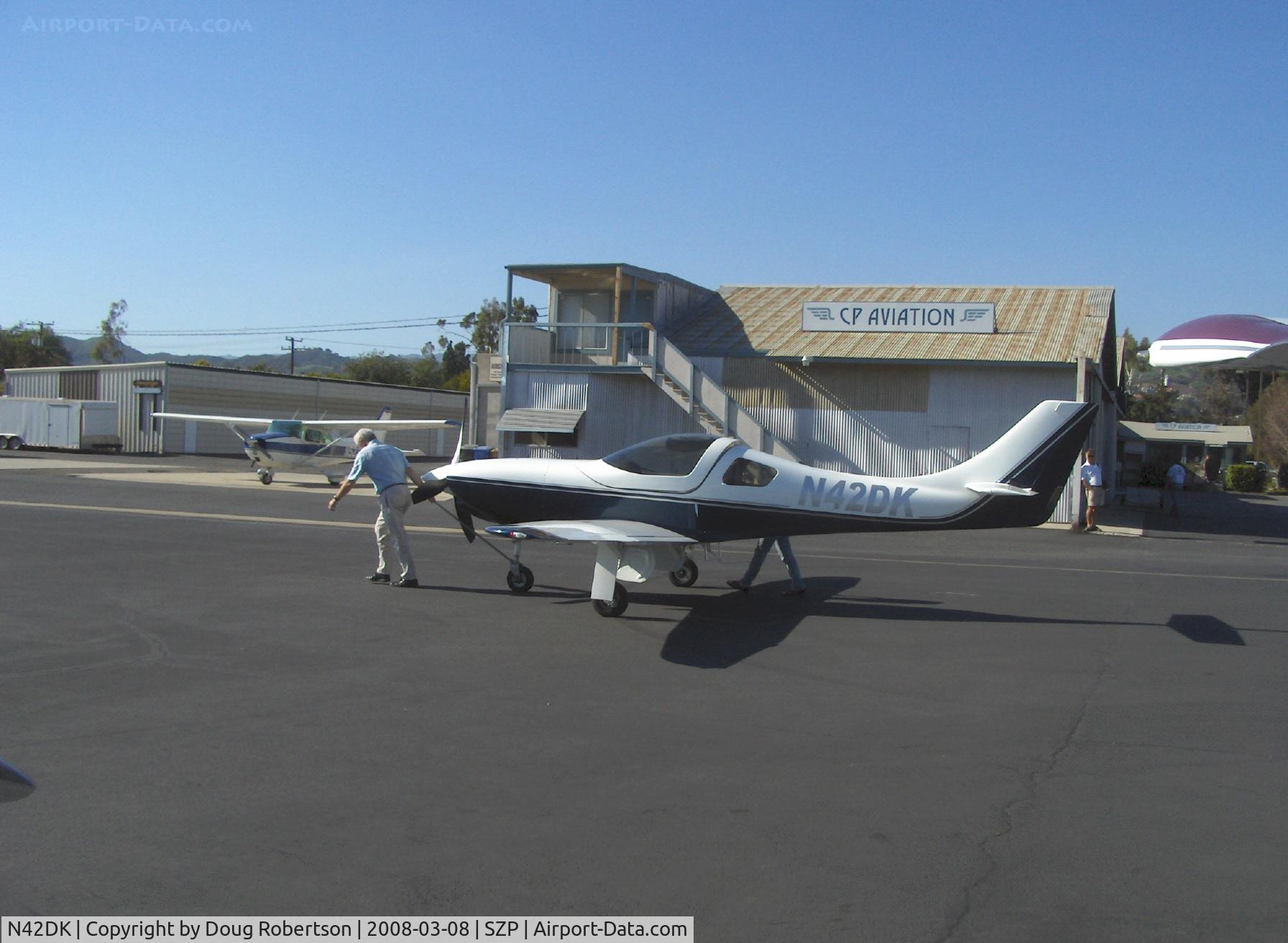 N42DK, 2004 Lancair Legacy C/N L2K-188, 2004 Karich LANCER LEGACY, Lycoming AEIO-540, tow to refueling