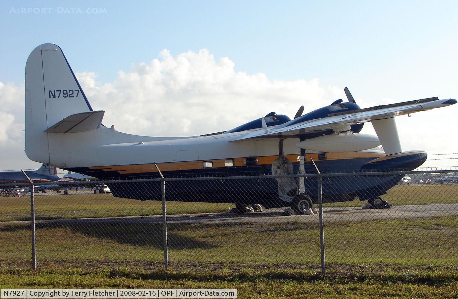 N7927, 1955 Grumman HU-16C (UF-1) Albatross C/N G-400, Grumman Hu-16 at Opa Locka