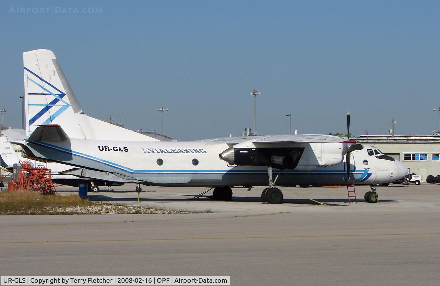 UR-GLS, 1980 Antonov An-26B C/N 10109, Antonov -26B of Avialeasing at Opa Locka