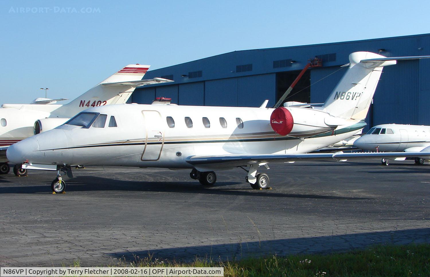 N86VP, 1985 Cessna 650 Citation III C/N 650-0089, Cessna 650 at Opa Locka