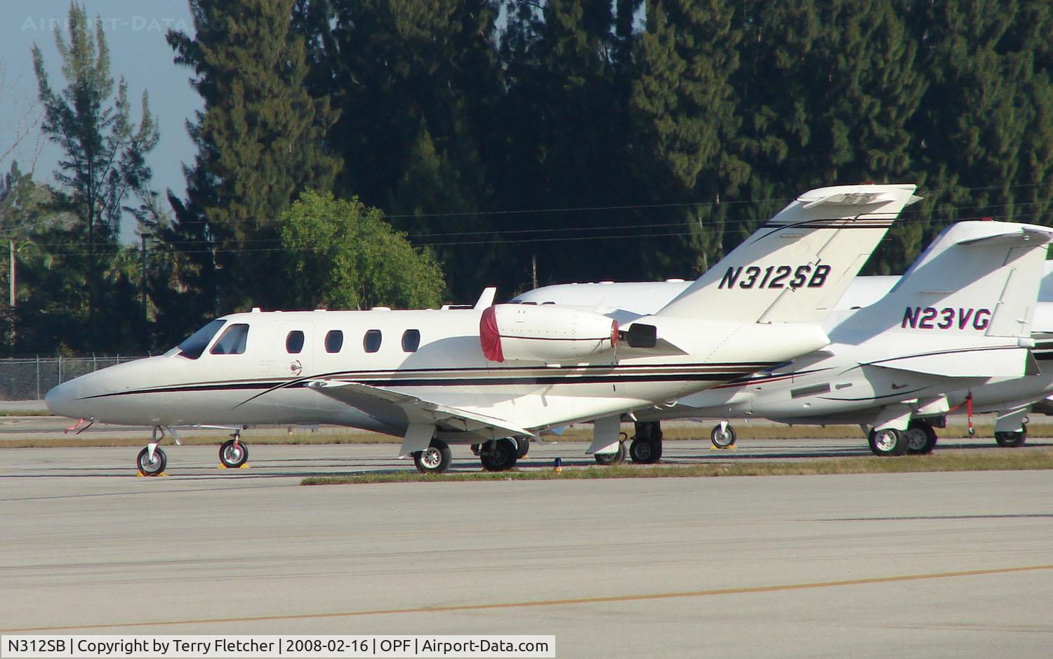 N312SB, 1999 Cessna 525A CitationJet CJ2+ C/N 525-0355, C525 at Opa Locka