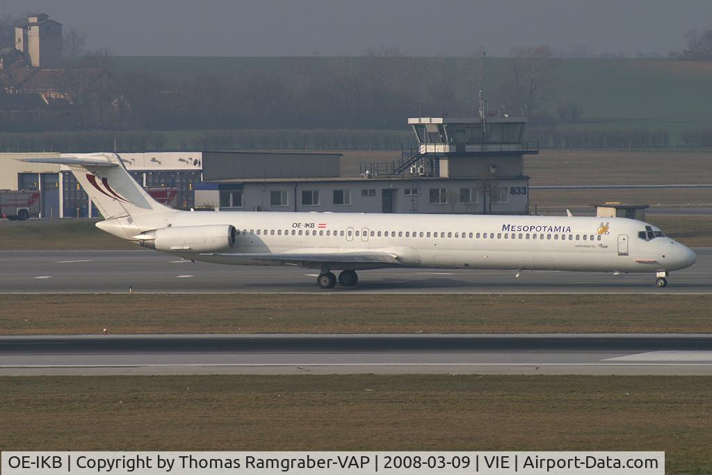 OE-IKB, 1986 McDonnell Douglas MD-83 (DC-9-83) C/N 49448, Mesopotamia Air MDD MD80