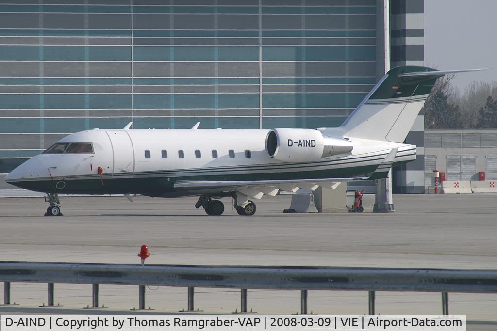 D-AIND, 2003 Bombardier Challenger 604 (CL-600-2B16) C/N 5572, Air Independence Canadair CL600 Challenger