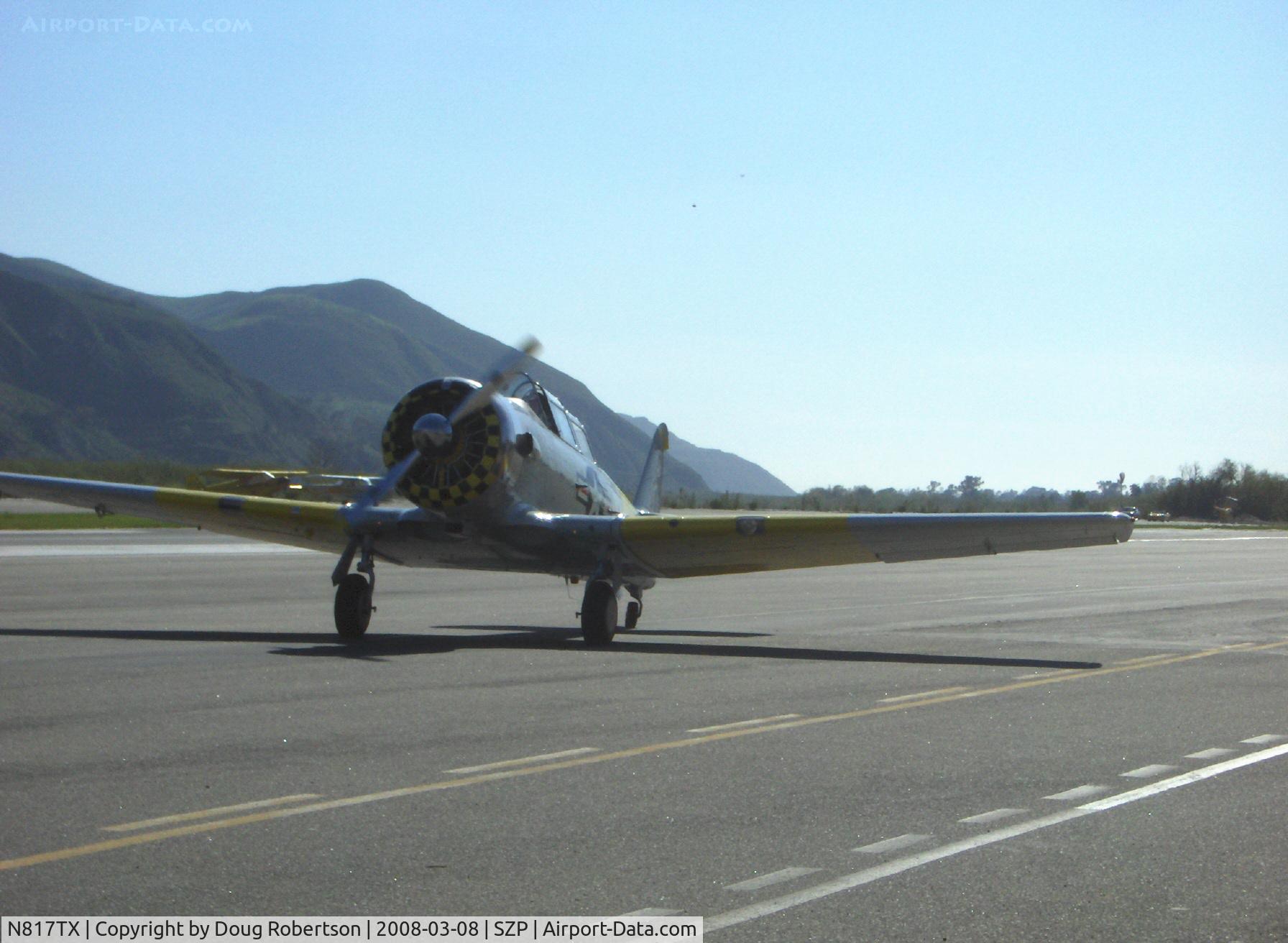 N817TX, 1942 North American AT-6D Texan C/N 88-18022 (42-86241), 1942 North American AT-6D TEXAN 'Problem Child', P&W R-1340 600 Hp, taxi