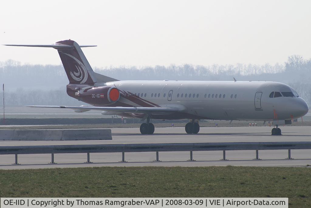 OE-IID, 1991 Fokker 100 (F-28-0100) C/N 11368, International Jet Management Fokker 100