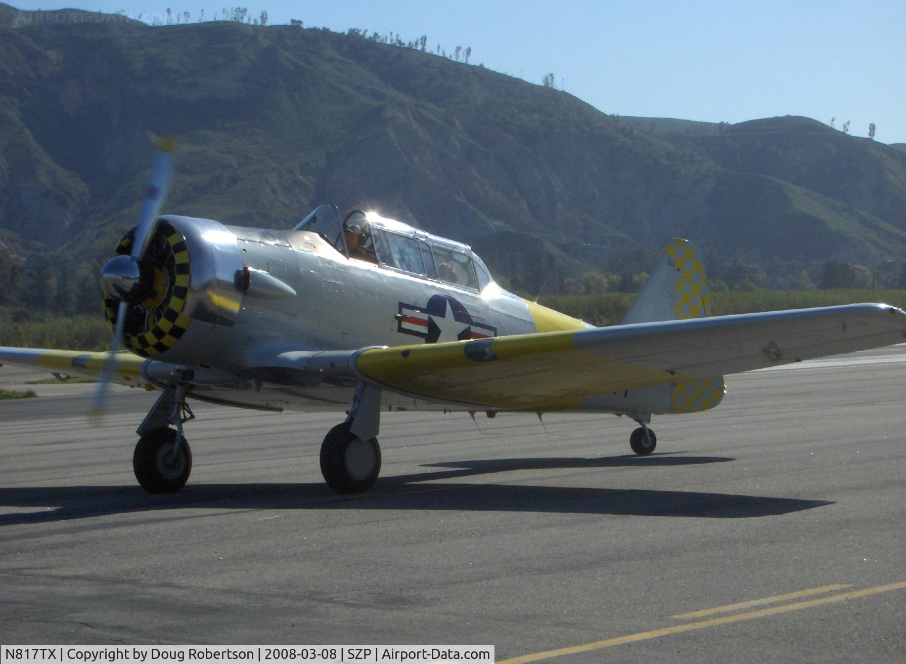 N817TX, 1942 North American AT-6D Texan C/N 88-18022 (42-86241), 1942 North American AT-6D TEXAN 'Problem Child', P&W R-1340 600 Hp, taxi