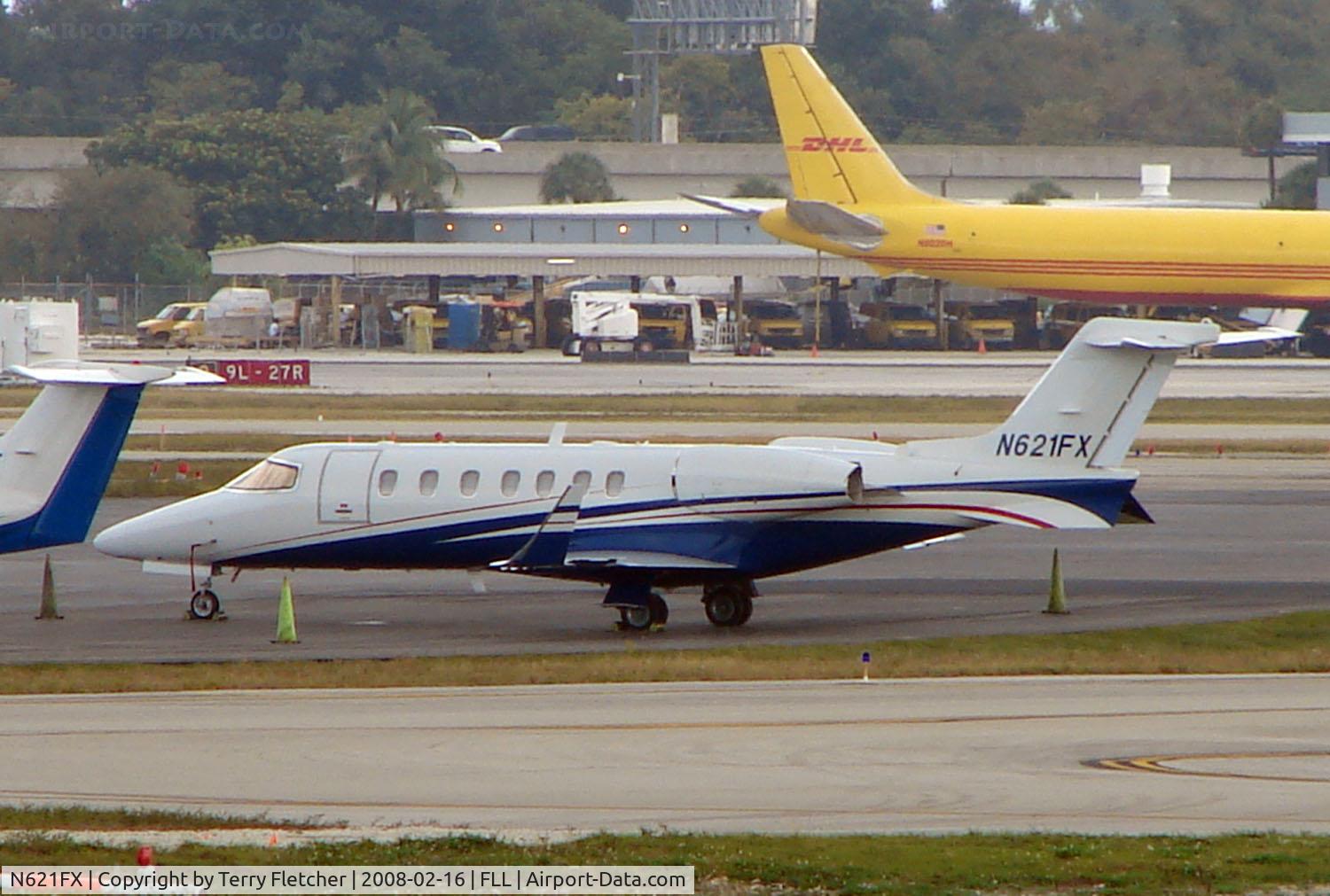 N621FX, 2007 Learjet Inc 45 C/N 2089, Learjet 45 at FLL in Feb 2008