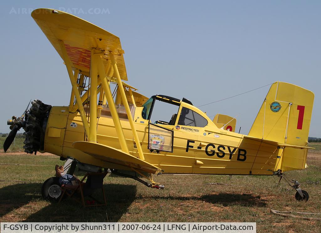 F-GSYB, Grumman G-164B Ag Cat B C/N 740B, Based here...