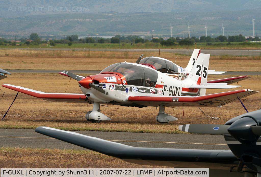 F-GUXL, 2001 Robin DR-400-120 Dauphin 2+2 C/N 2491, Parked here during Young Pilot Tour 2007