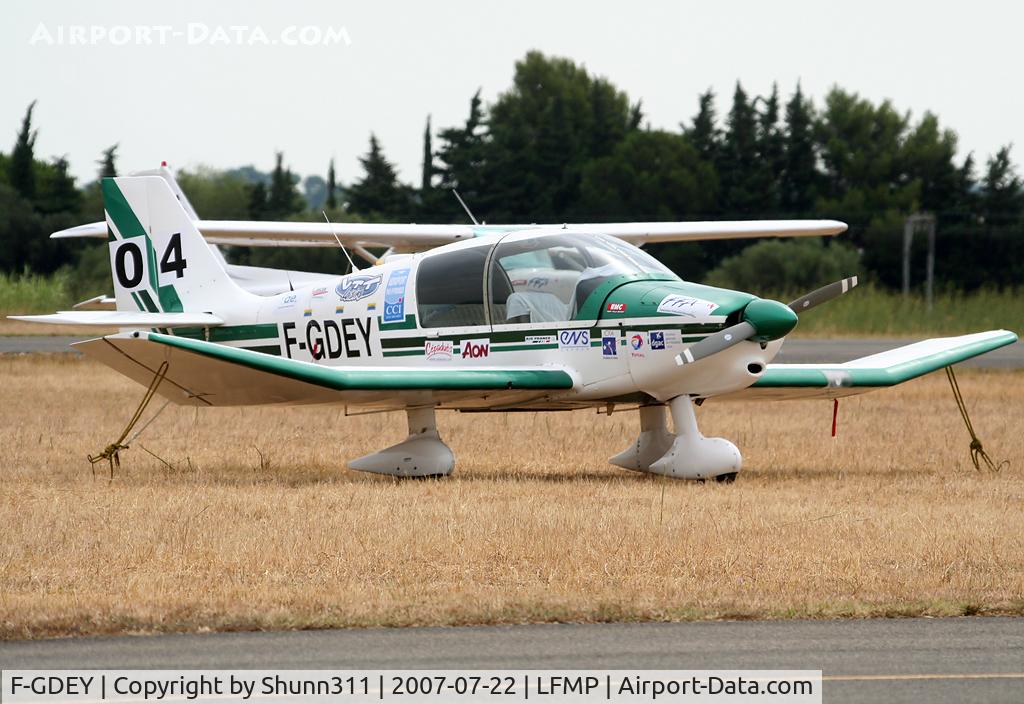 F-GDEY, Robin DR-400-120 C/N 1592, Parked here during Young Pilot Tour 2007...