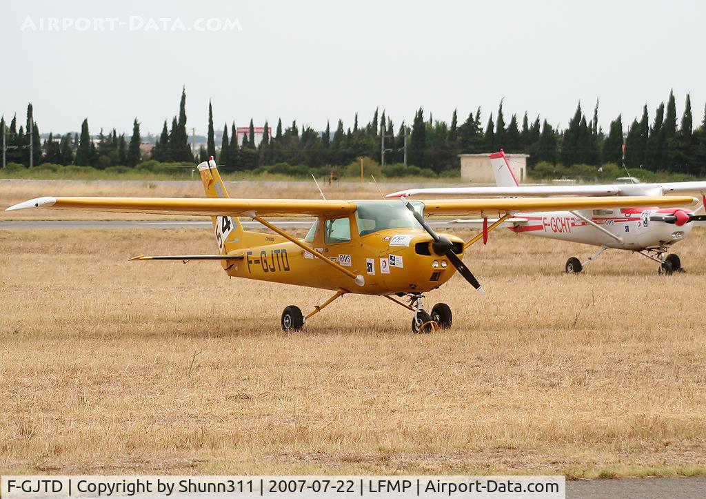 F-GJTD, Reims F150M C/N 150-75860, Parked here during Young Pilot Tour 2007...