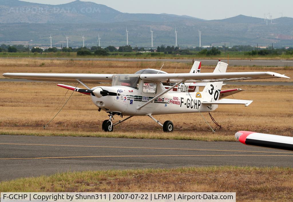 F-GCHP, Reims F152 C/N 1748, Parked here during Young Pilot Tour 2007...