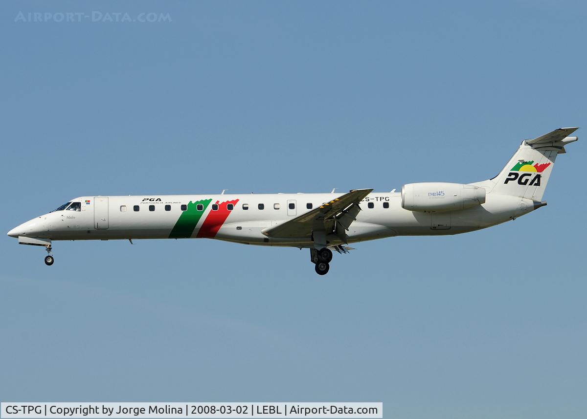CS-TPG, 1997 Embraer EMB-145EP (ERJ-145EP) C/N 145014, 