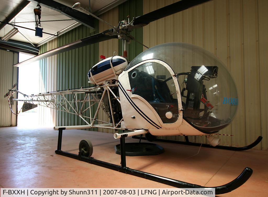 F-BXXH, Agusta AB-47G C/N 055, Based here...