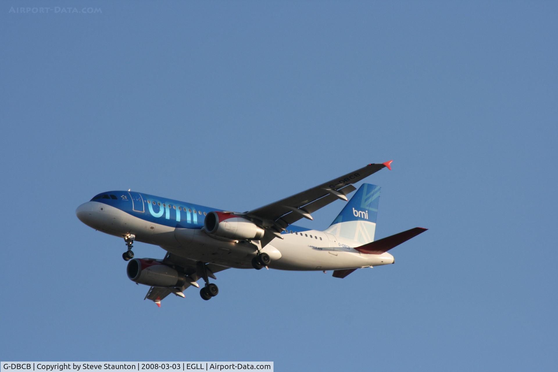 G-DBCB, 2004 Airbus A319-131 C/N 2188, Taken at Heathrow Airport March 2008