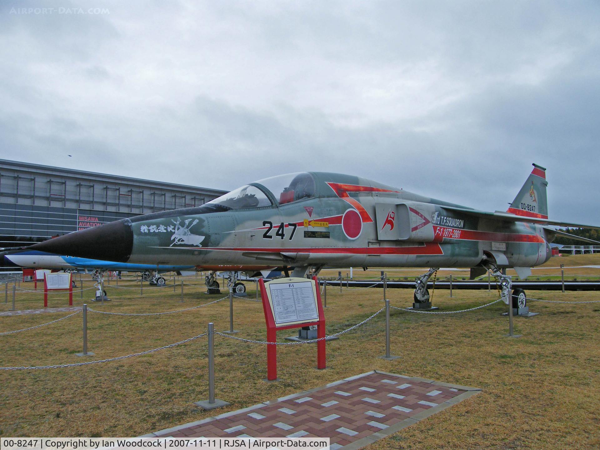 00-8247, Mitsubishi F-1 C/N 110, Mitsubishi F-1/Misawa-Aomori,Preserved