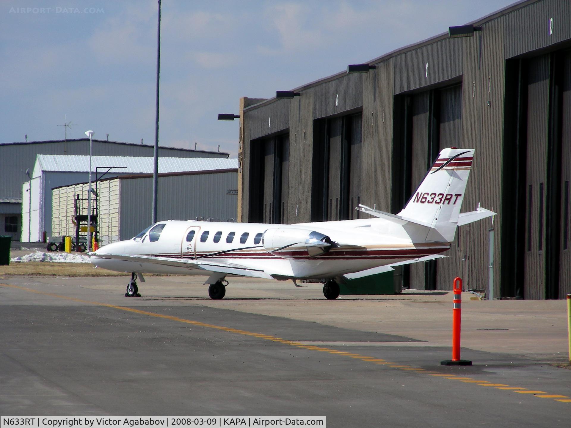 N633RT, 1991 Cessna 550 C/N 550-0588, Parked at KAPA