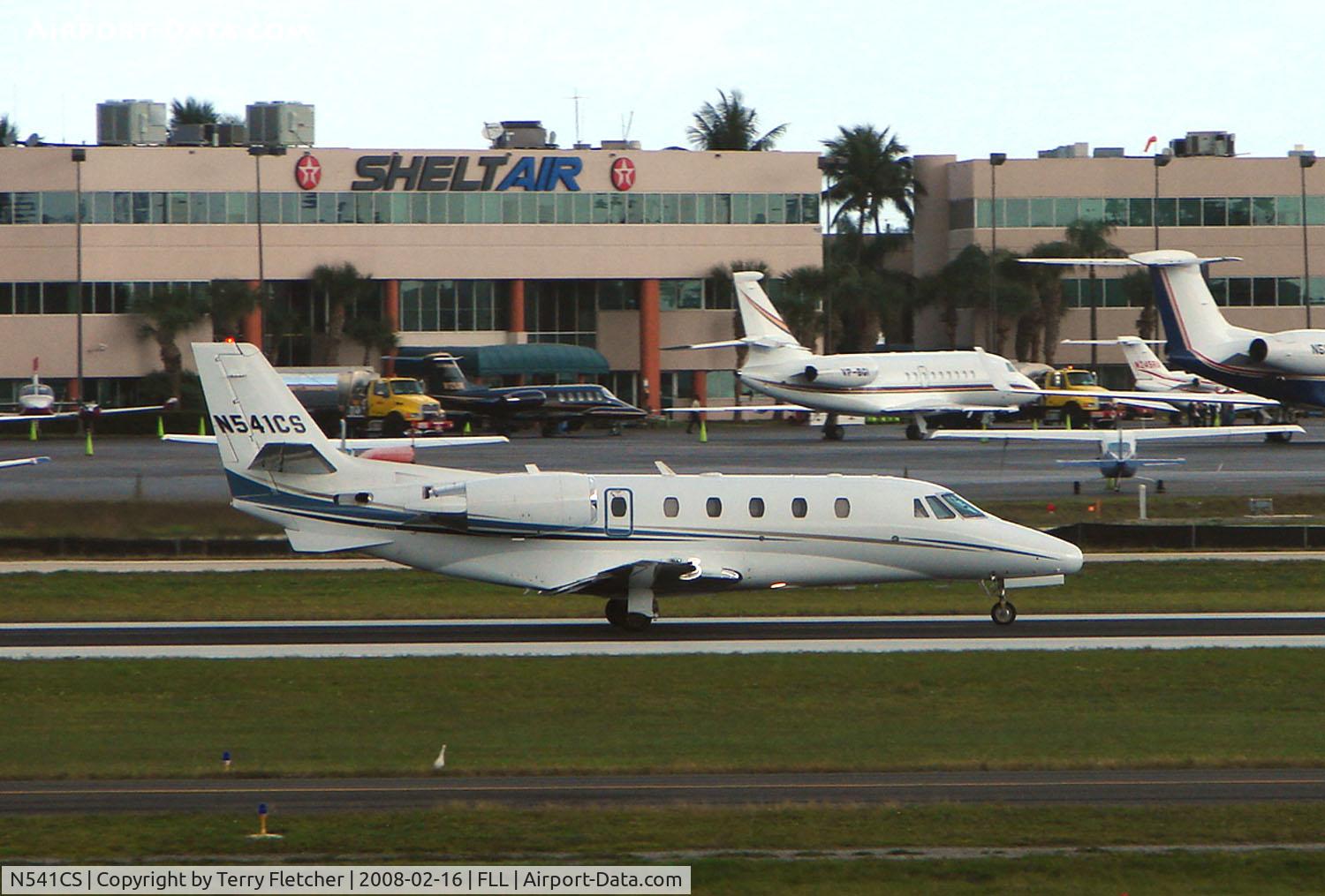 N541CS, 2004 Cessna 560XLS Citation Excel C/N 560-5521, Citation Excel arrives at FLL in Feb 2008