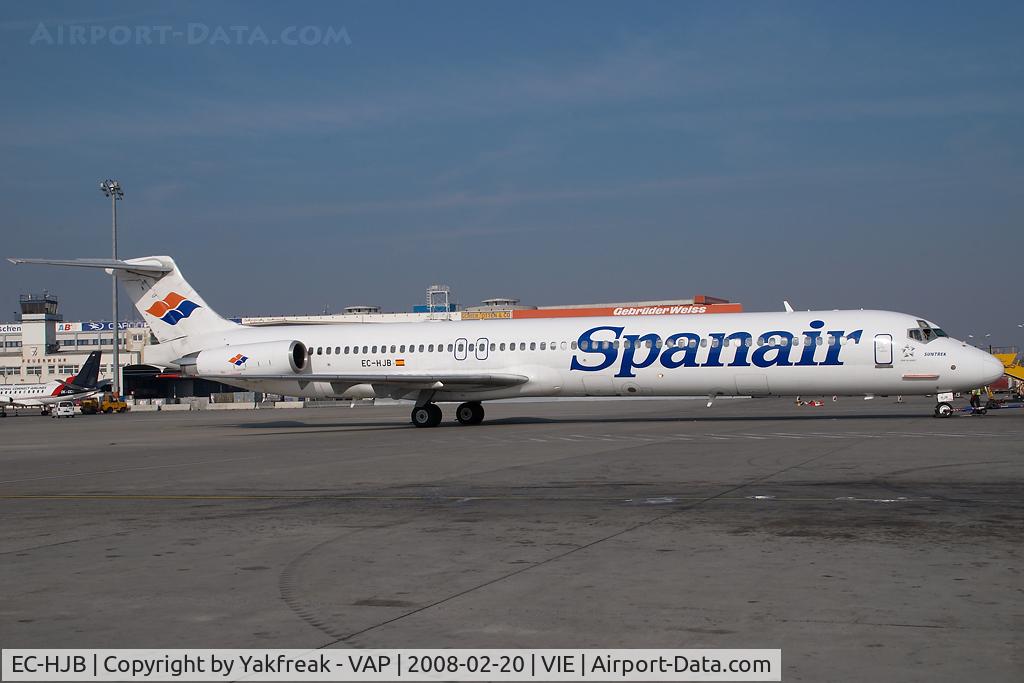EC-HJB, 1988 McDonnell Douglas MD-82 (DC-9-82) C/N 49507, Spanair MD80