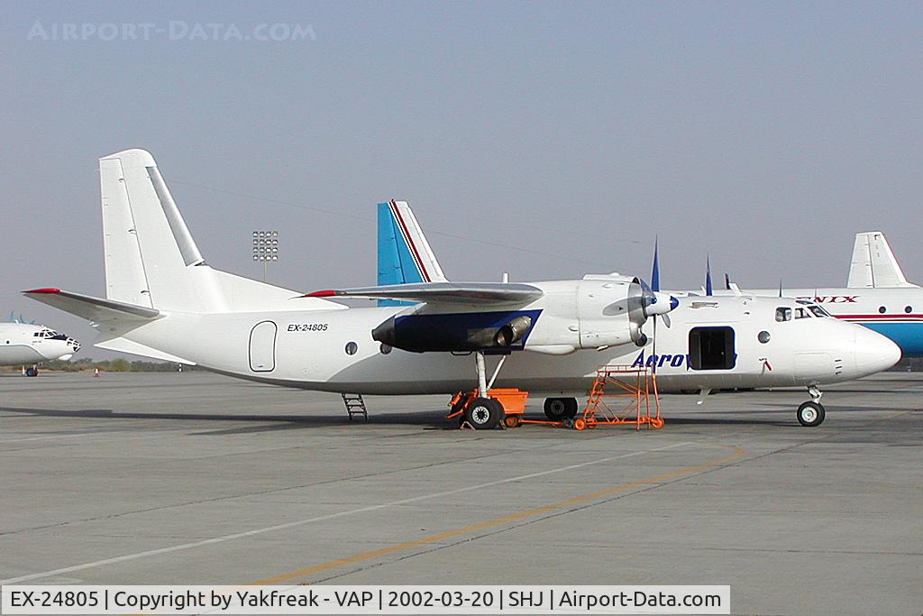 EX-24805, 1977 Antonov An-24RV C/N 77310805, Aerovista Antonov 12