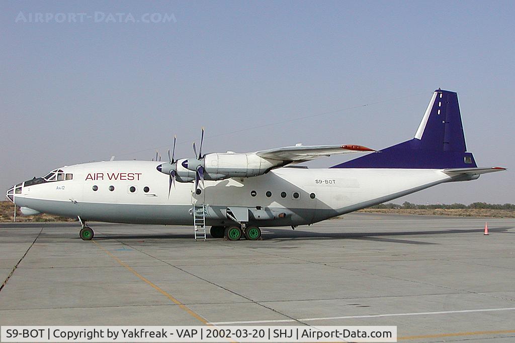 S9-BOT, Antonov An-12BP C/N 05343305, Air West Antonov 12