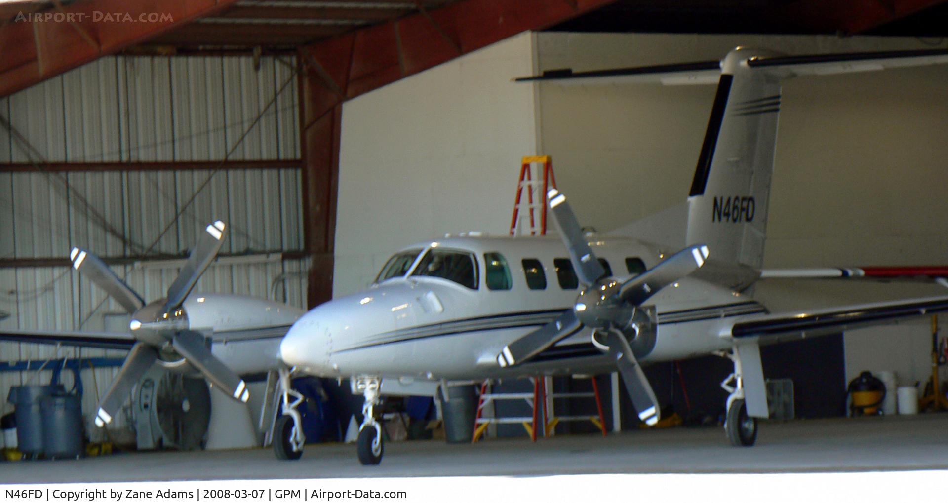 N46FD, 1985 Piper PA-42-1000 Cheyenne IV C/N 42-5527027, At Grand Prairie Municipal