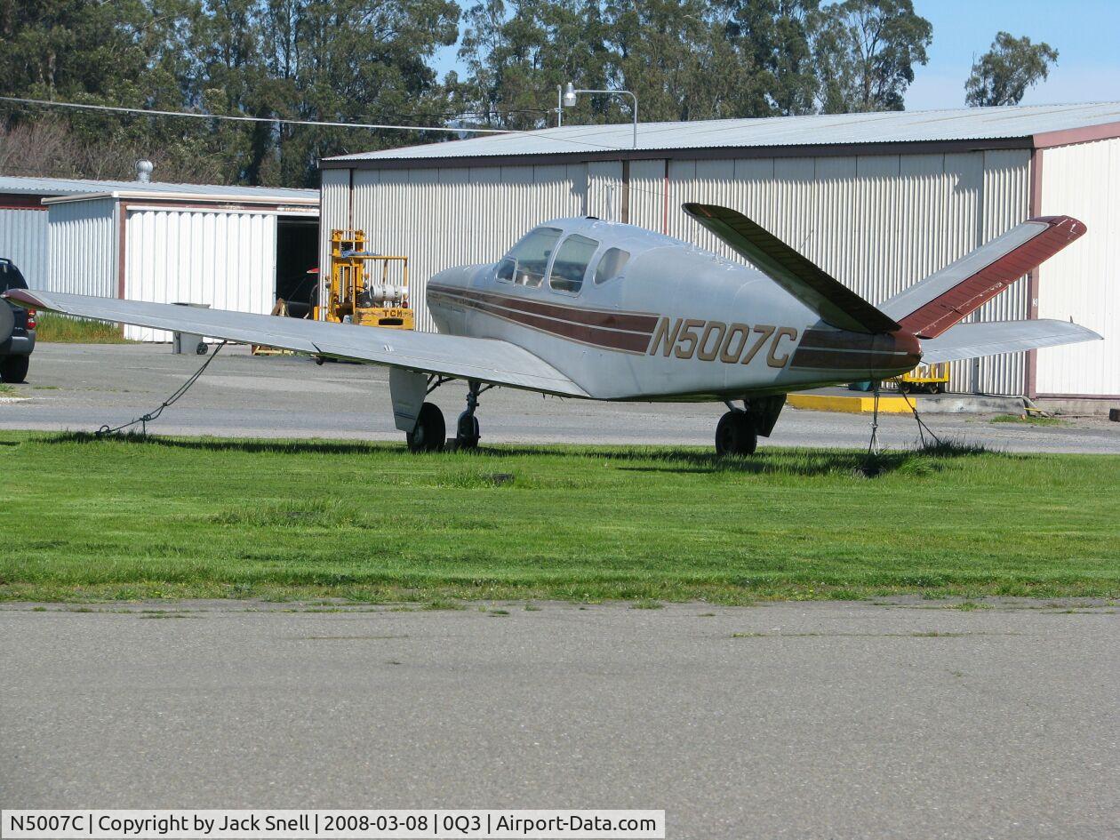 N5007C, 1950 Beech B35 C/N D-2269, Taken at the Schellville Antique Aerodrome Display Weekend