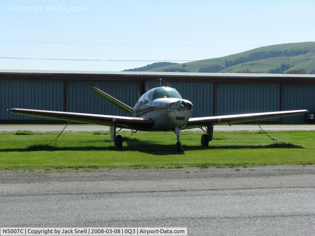 N5007C, 1950 Beech B35 C/N D-2269, Taken at the Schellville Antique Aerodrome Display Weekend