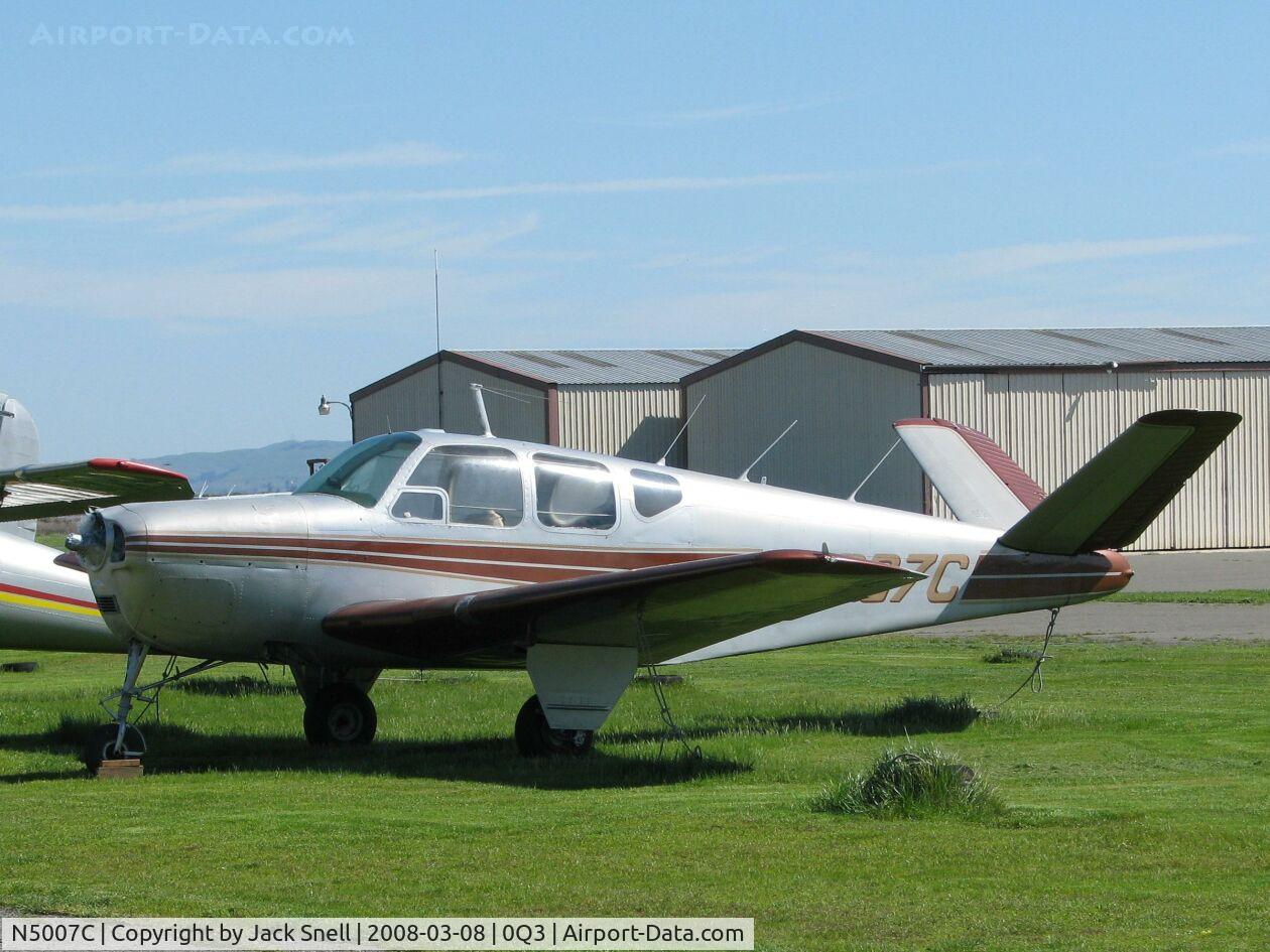 N5007C, 1950 Beech B35 C/N D-2269, Taken at the Schellville Antique Aerodrome Display Weekend