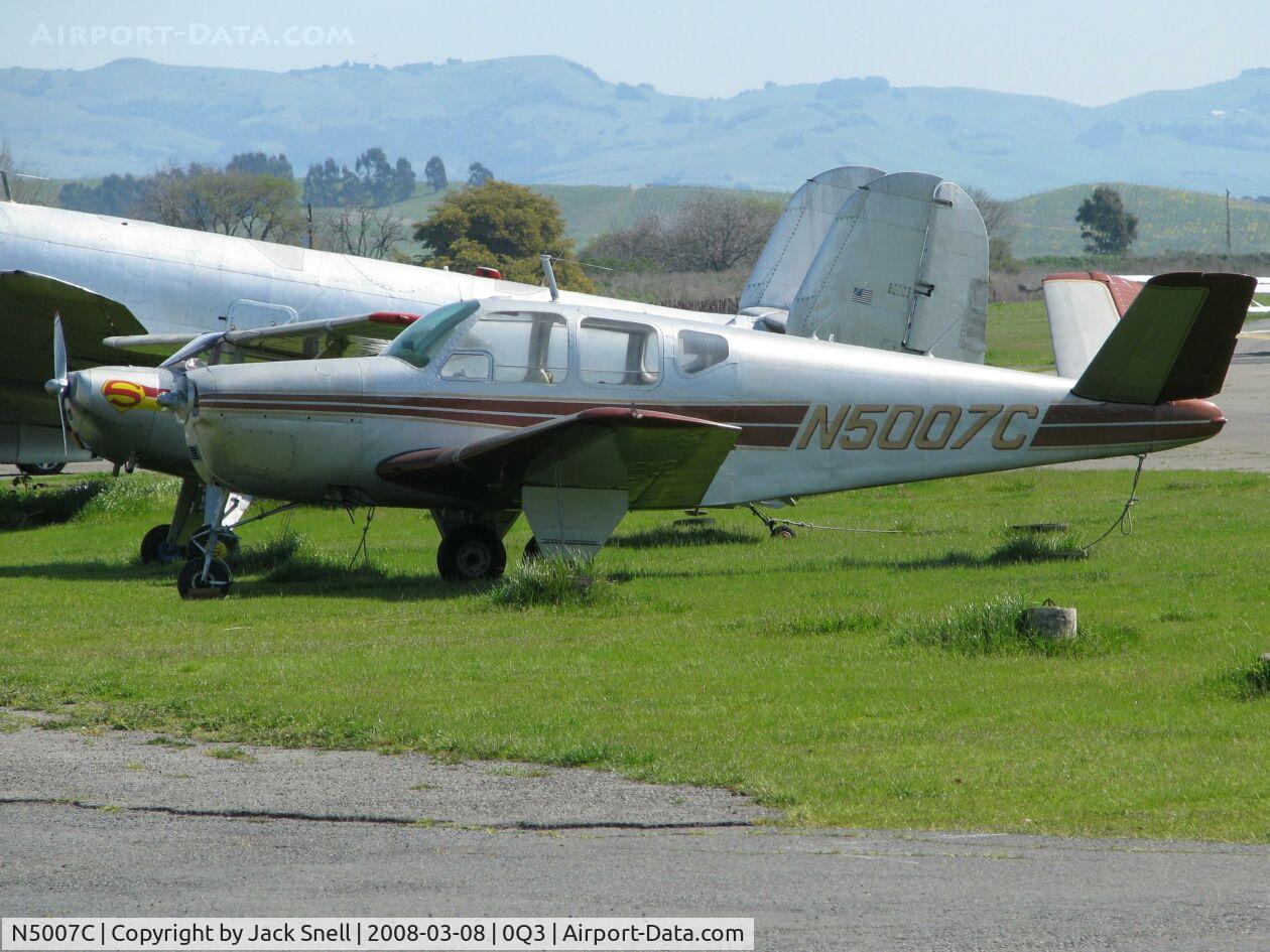 N5007C, 1950 Beech B35 C/N D-2269, Taken at the Schellville Antique Aerodrome Display Weekend