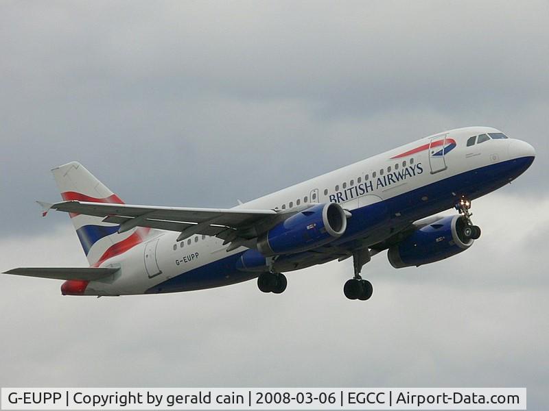 G-EUPP, 2000 Airbus A319-131 C/N 1295, rotae