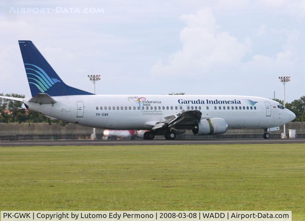 PK-GWK, 1993 Boeing 737-4U3 C/N 25713 LN:2531, GARUDA