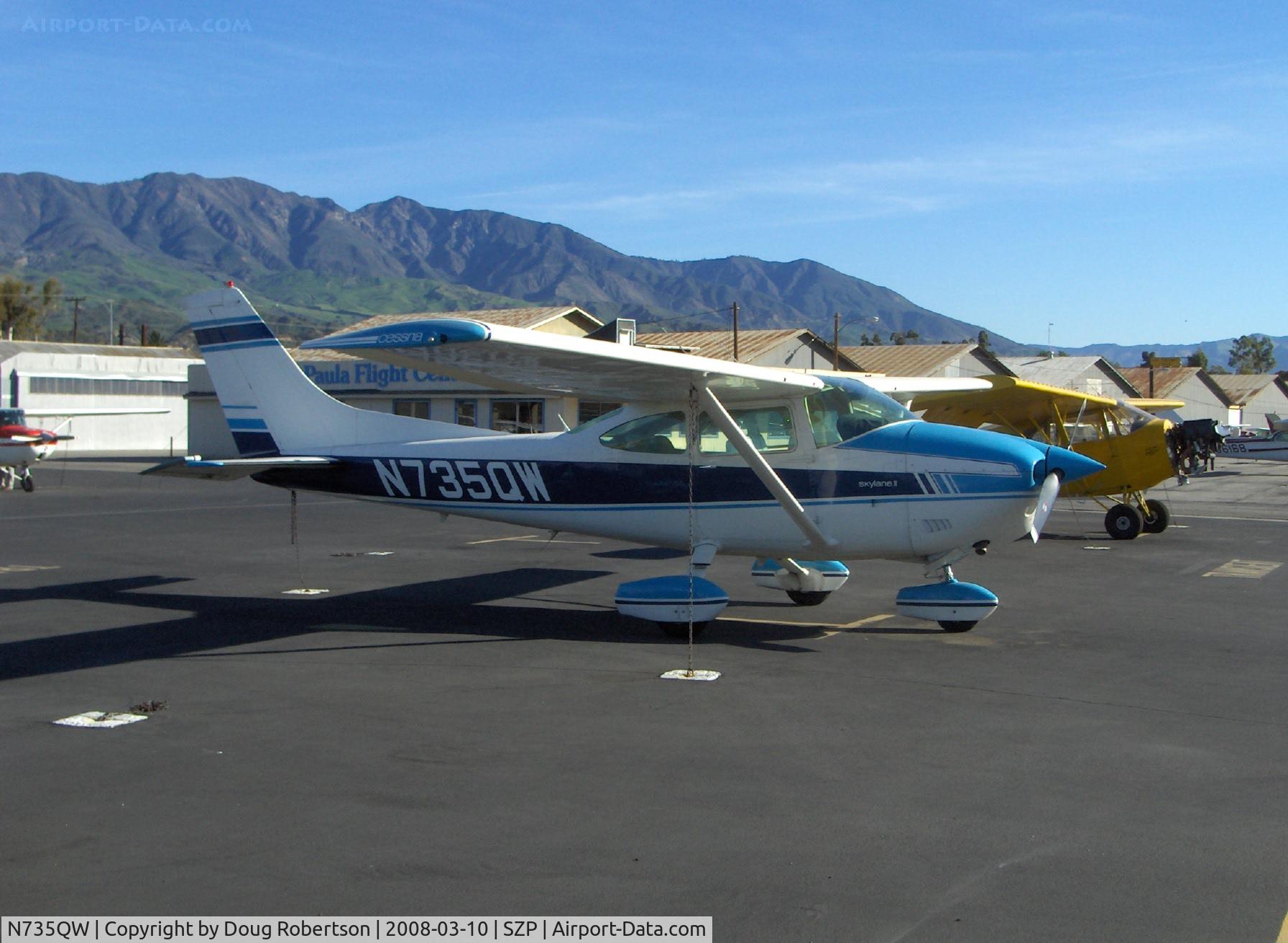 N735QW, 1977 Cessna 182Q Skylane C/N 18265610, 1977 Cessna 182Q SKYLANE, Continental O-470-U 230 Hp