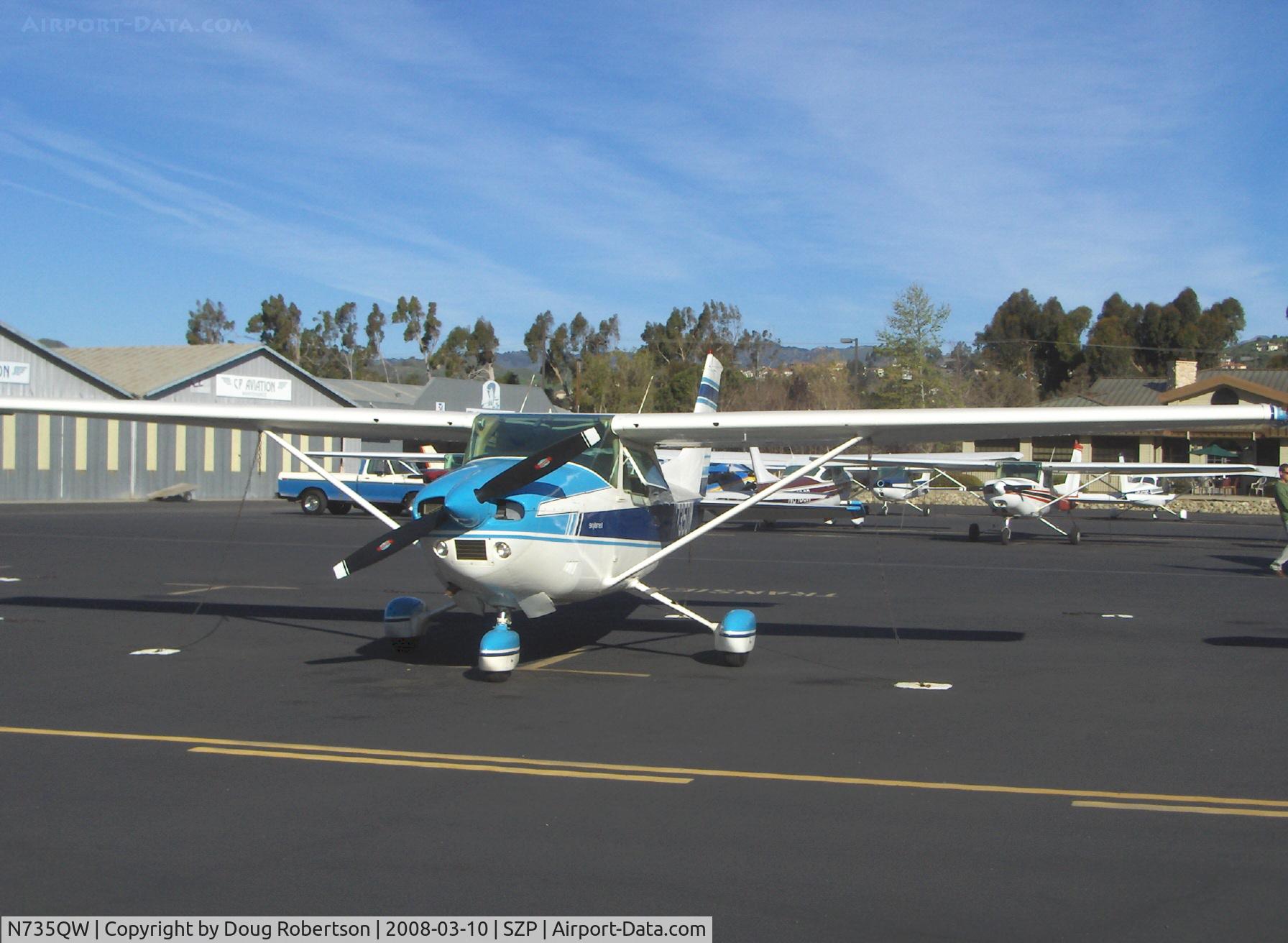 N735QW, 1977 Cessna 182Q Skylane C/N 18265610, 1977 Cessna 182Q SKYLANE, Continental O-470-U 230 Hp