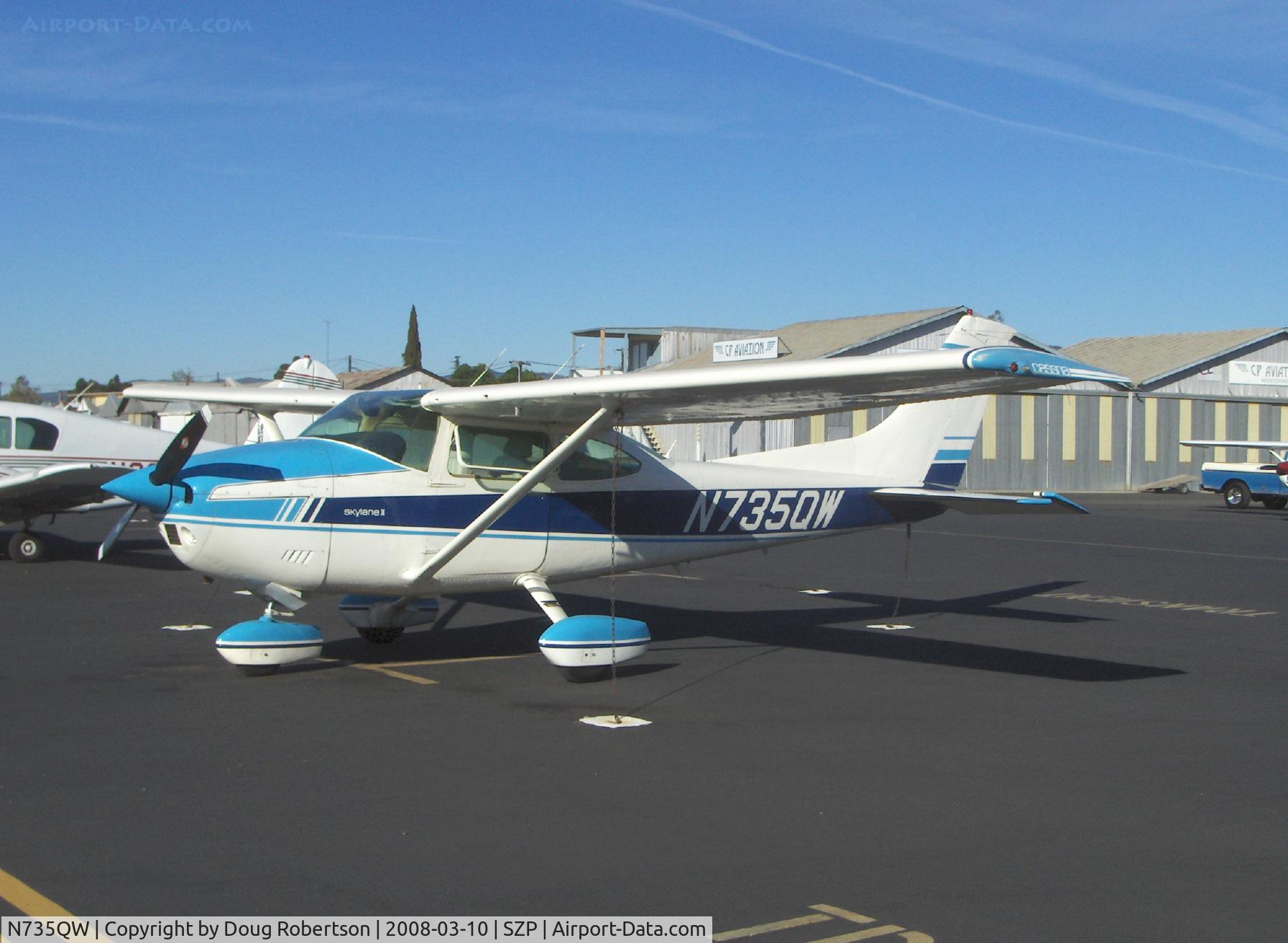 N735QW, 1977 Cessna 182Q Skylane C/N 18265610, 1977 Cessna 182Q SKYLANE, Continental O-470-U 230 Hp