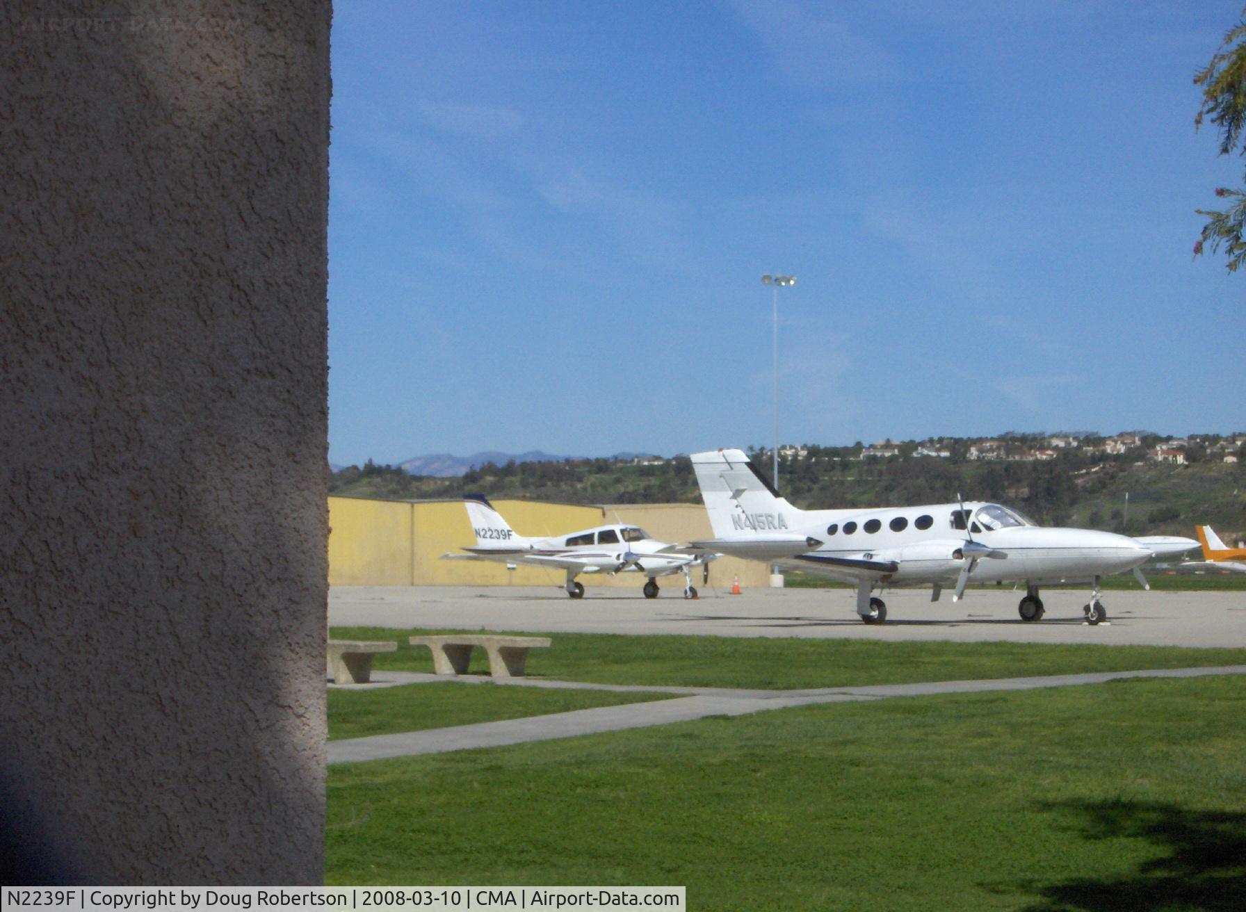N2239F, 1966 Cessna 310L C/N 310L-0039, 1966 Cessna 310L, two Continental IO-470s, 260 Hp each, in background left