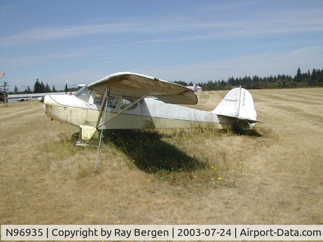 N96935, 1946 Taylorcraft BC12-D C/N 9235, Taken @ now closed Evergreen Airpark Vancouver WA