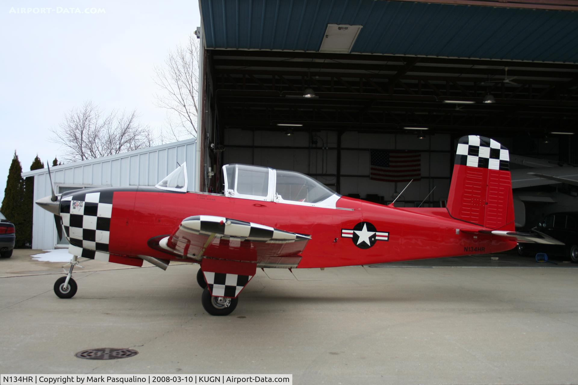N134HR, 1955 Beech A45 C/N G-745, Beech T-34A