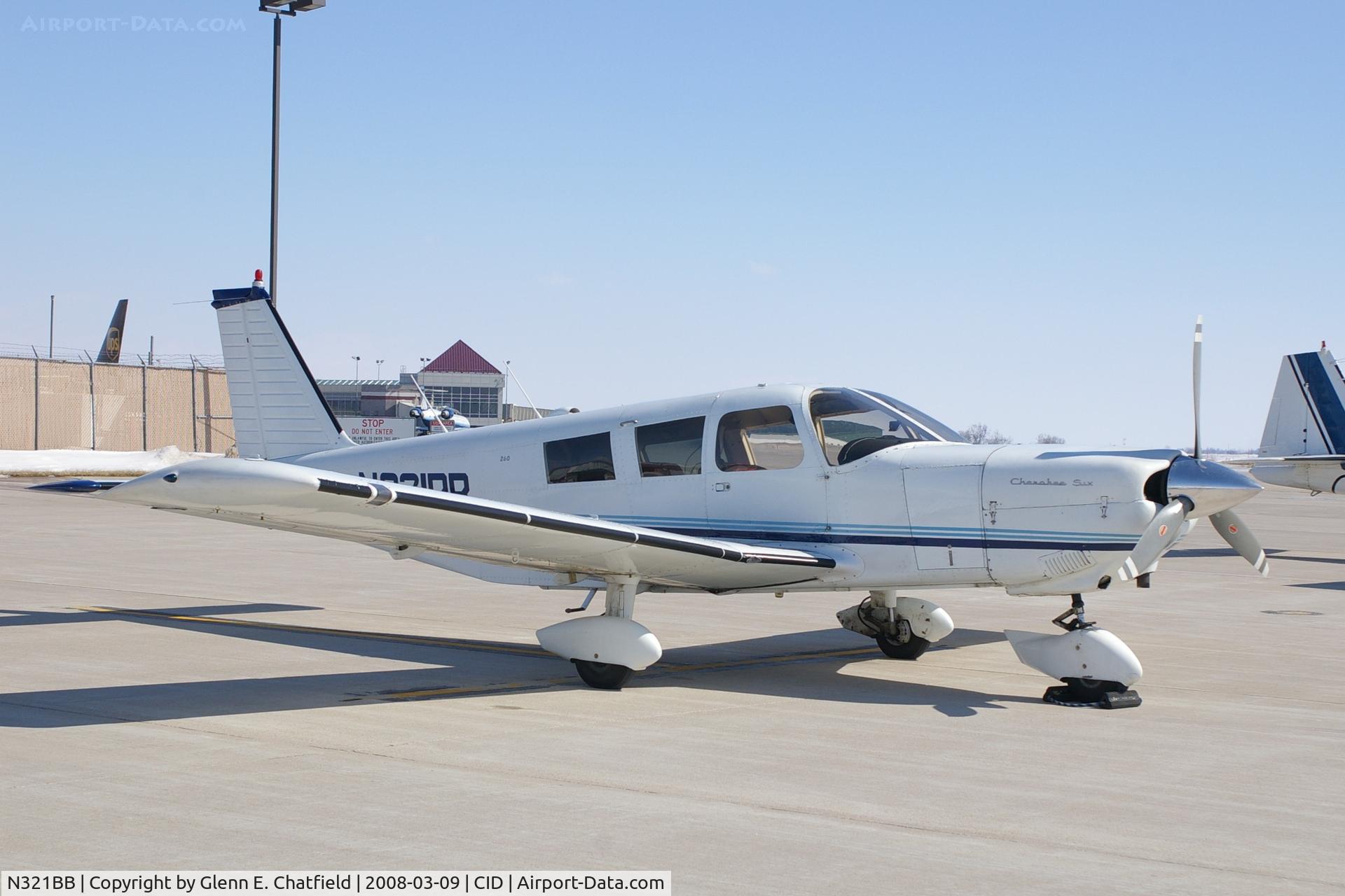 N321BB, 1967 Piper PA-32-260 Cherokee Six C/N 32-854, On the Landmark ramp