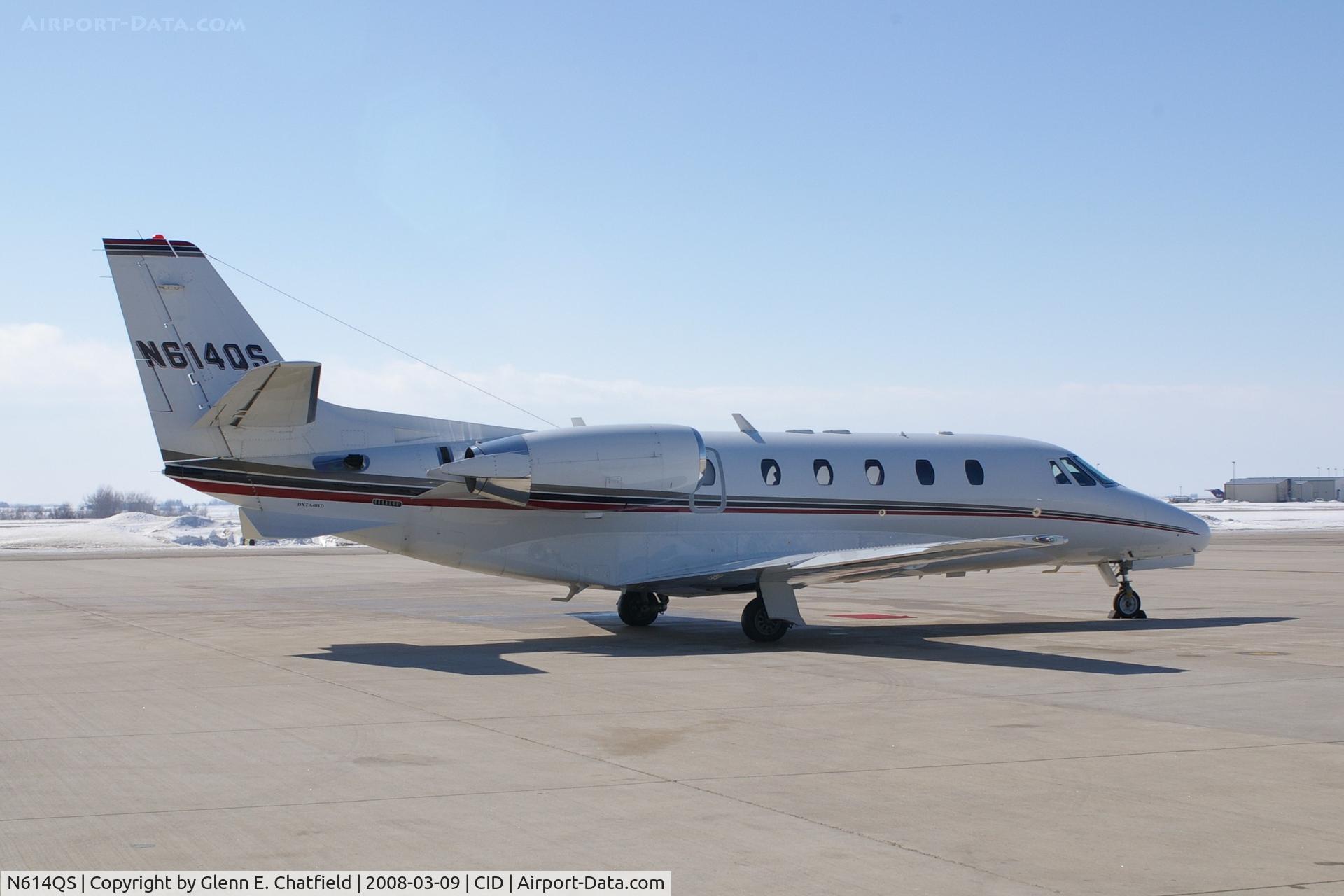 N614QS, 2005 Cessna 560XL Citation XLS C/N 560-5580, On the Landmark ramp