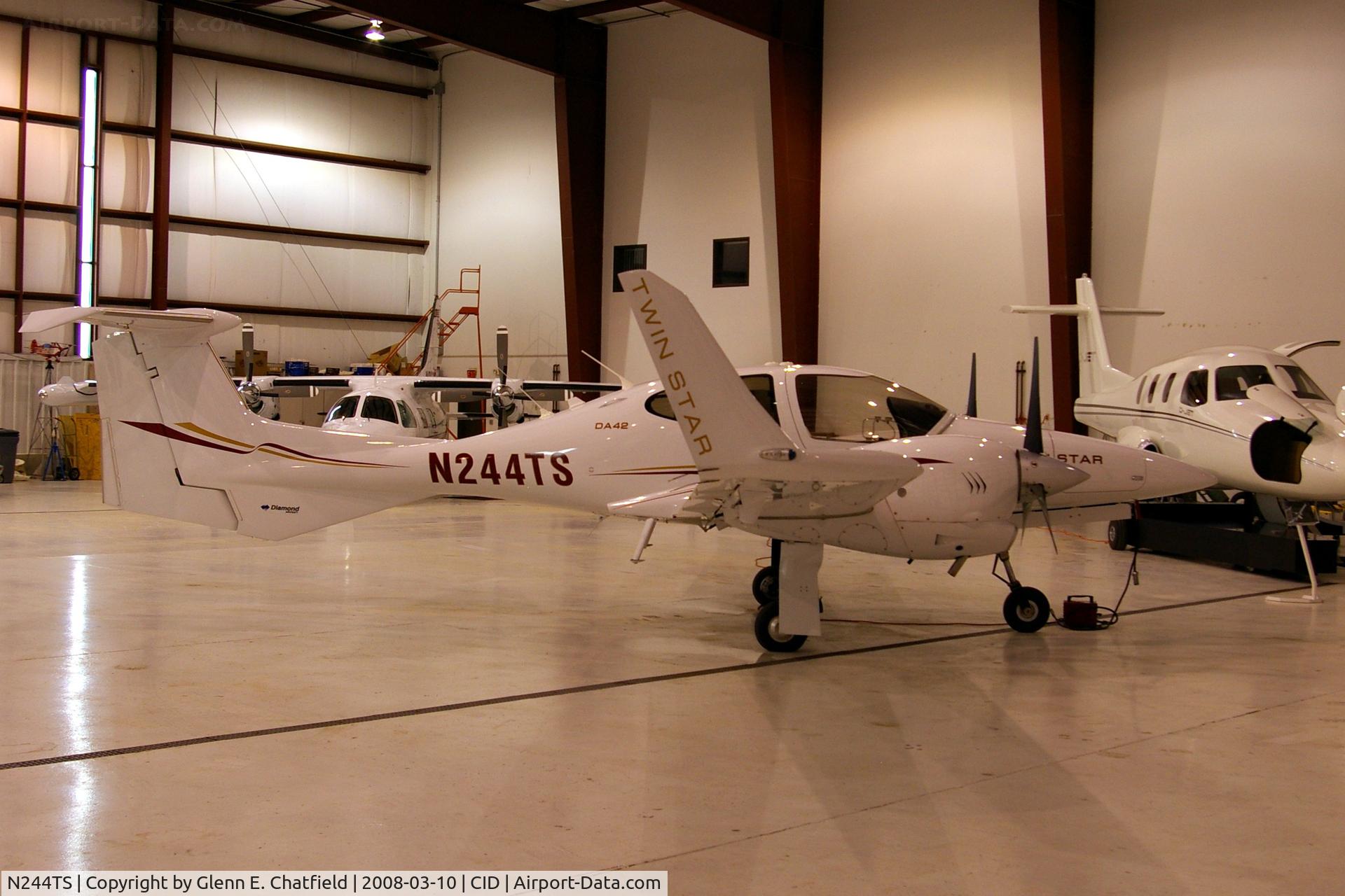 N244TS, 2007 Diamond DA-42 Twin Star C/N 42.AC044, On display at PS Air