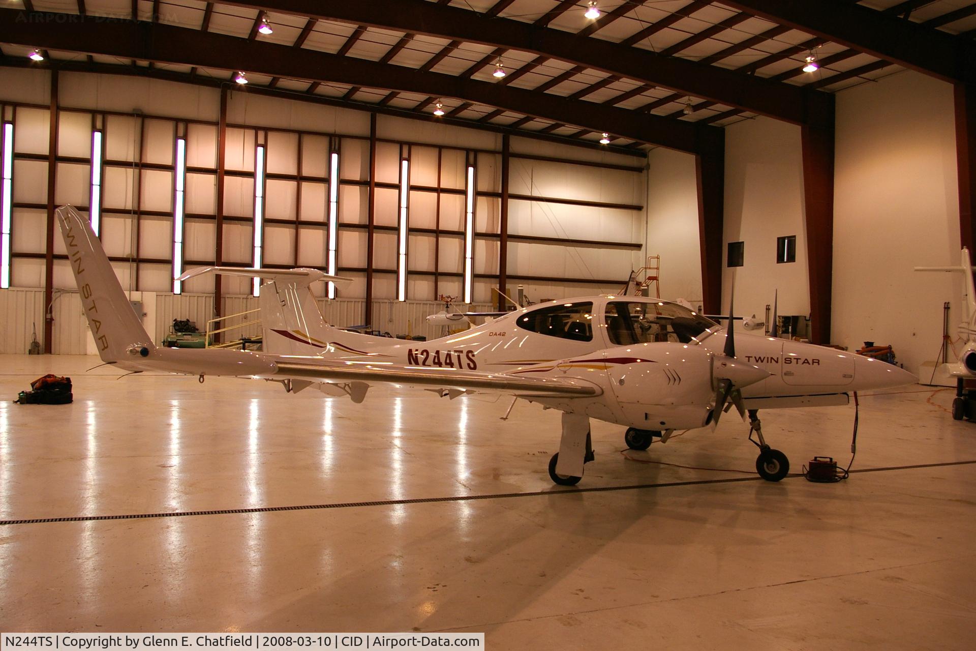 N244TS, 2007 Diamond DA-42 Twin Star C/N 42.AC044, On display at PS Air
