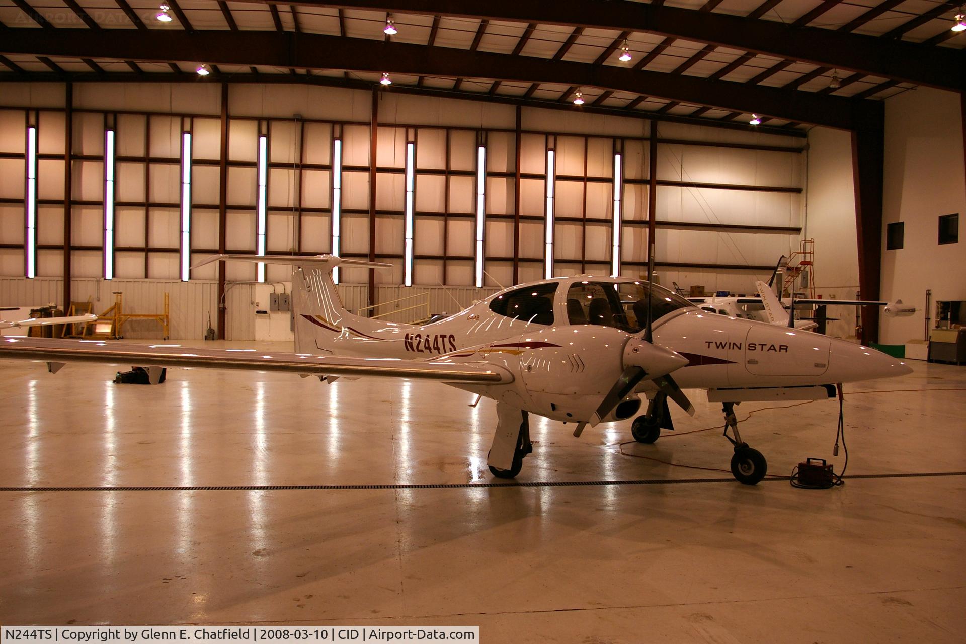 N244TS, 2007 Diamond DA-42 Twin Star C/N 42.AC044, On display at PS Air