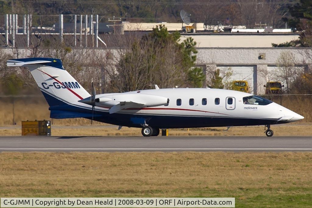 C-GJMM, 2001 Piaggio P-180 Avanti C/N 1037, Marinvent Corporation 2001 Piaggio P-180 Avanti C-GJMM starting takeoff roll on RWY 23 enroute to Nassau Int'l (MYNN), Bahamas.