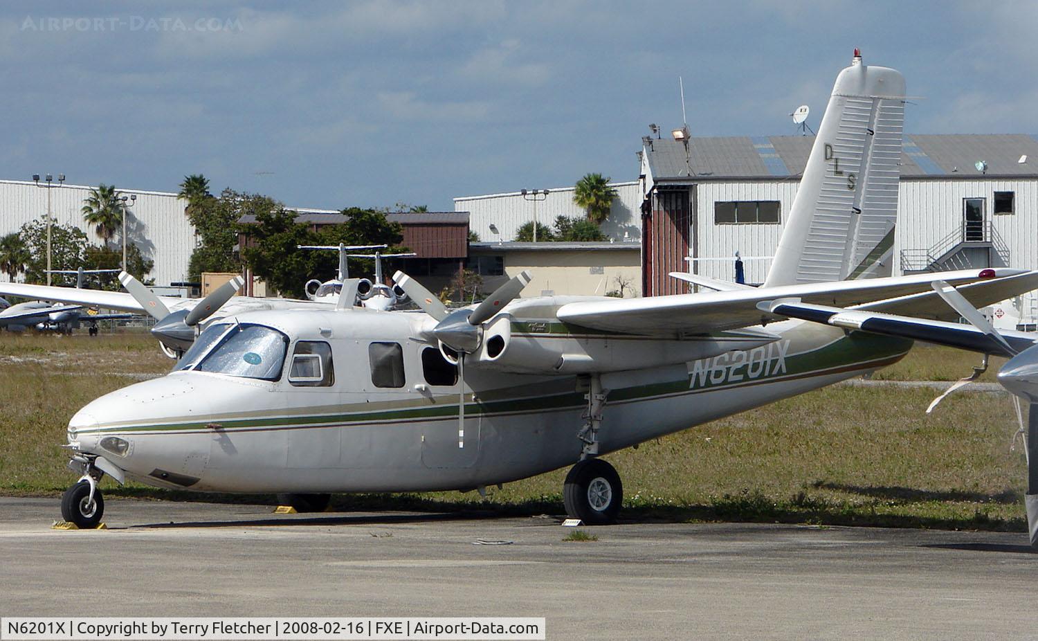 N6201X, 1961 Aero Commander 500-B C/N 500B-1029-40, 47 year old Aero Commander at FXE